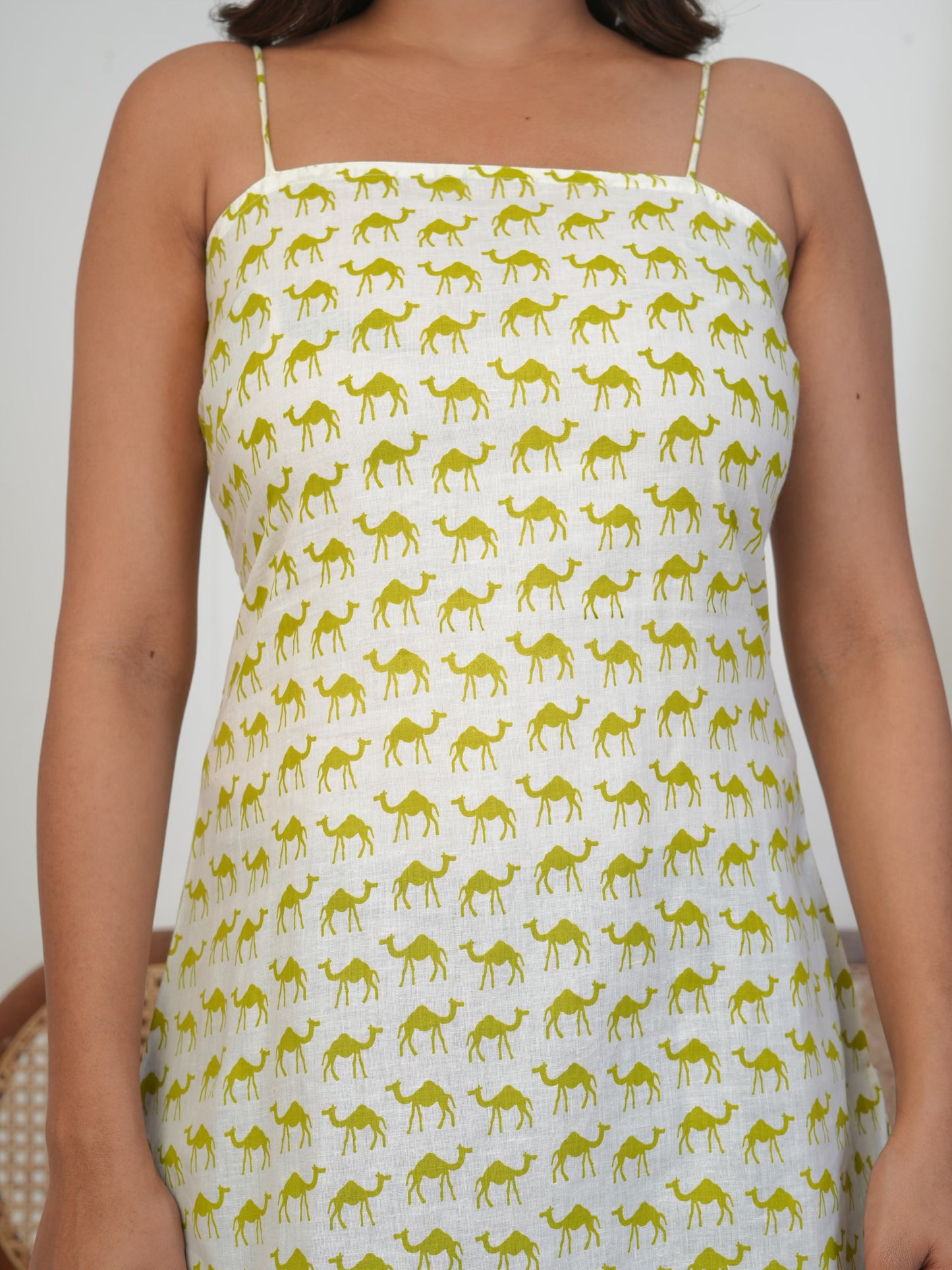 Heer noodle strap corset back kurti