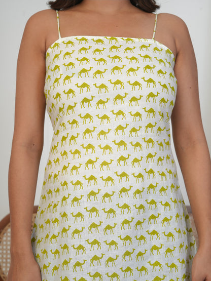 Heer noodle strap corset back kurti