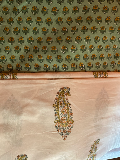 PHOOL hand block printed farsi set