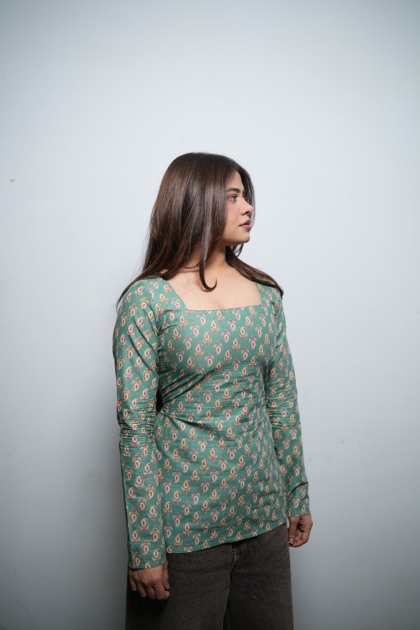 Hairat corset back kurti