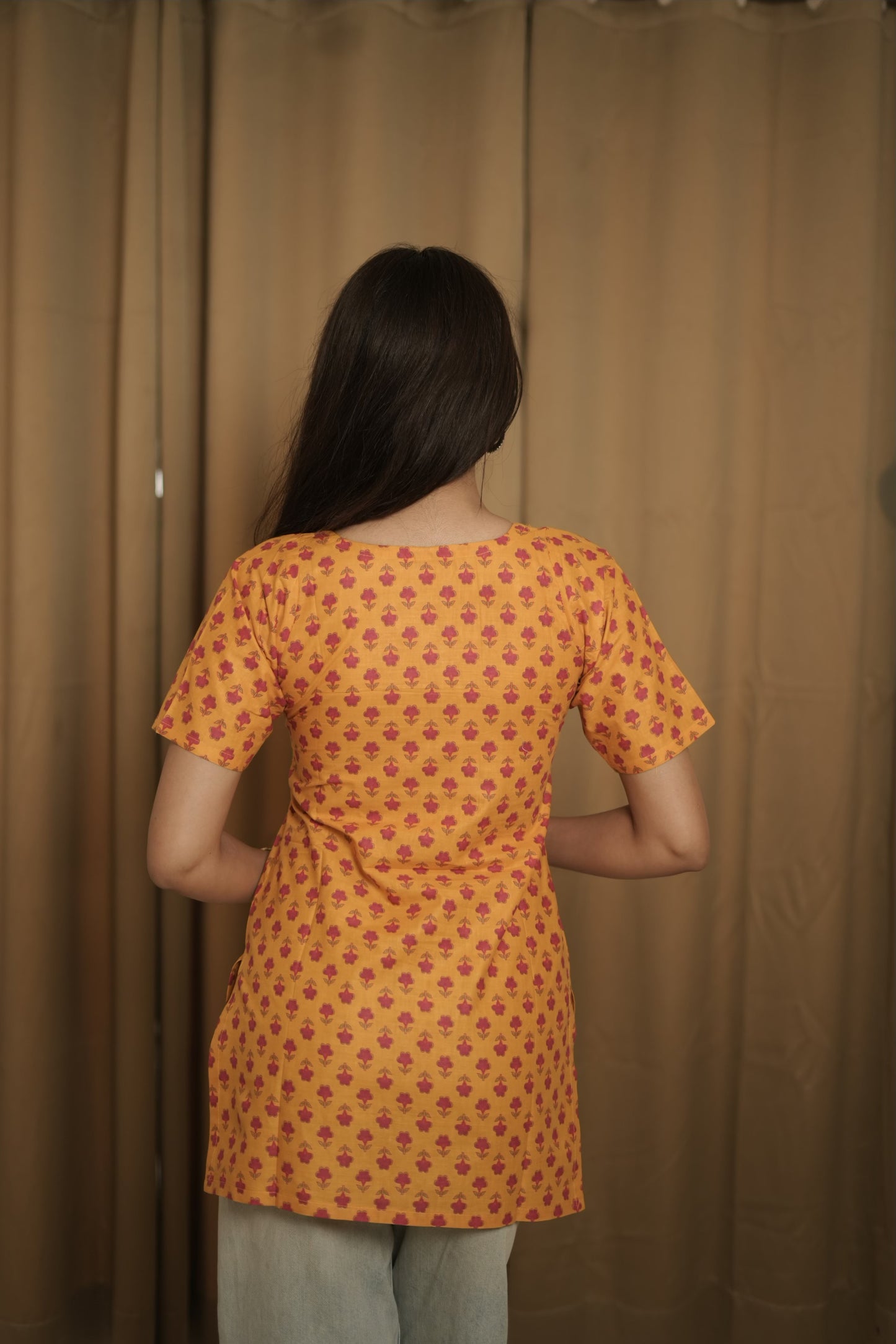 Bahaar cotton kurti for pooja