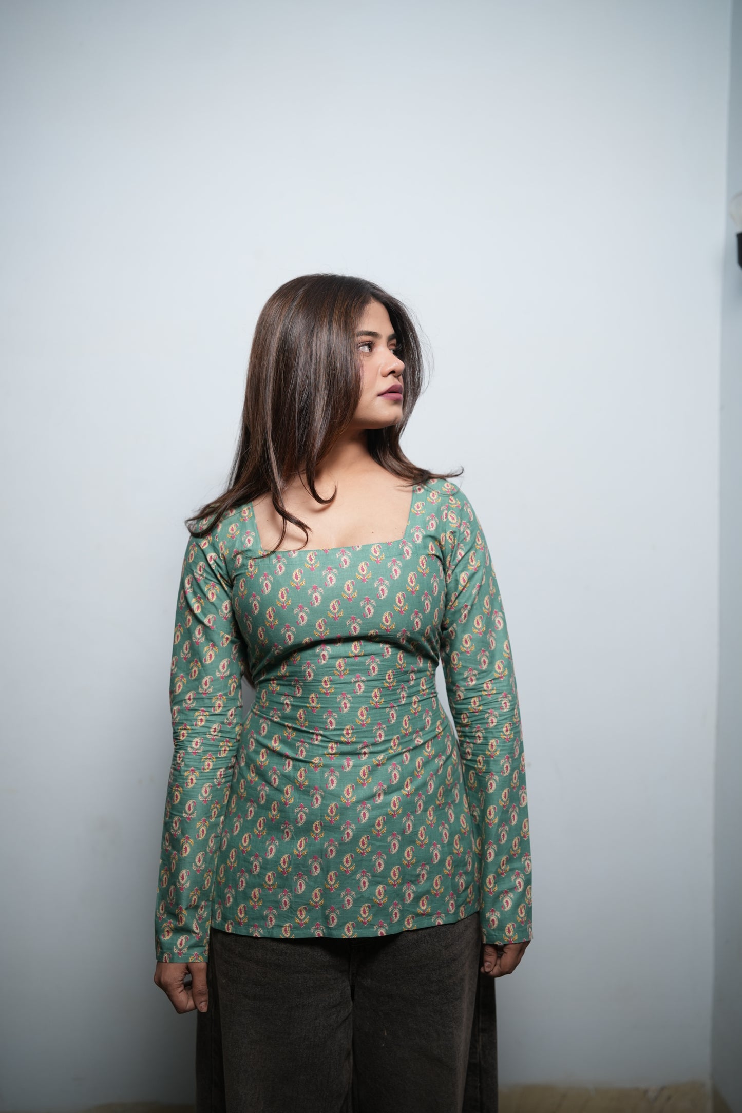 Hairat corset back kurti