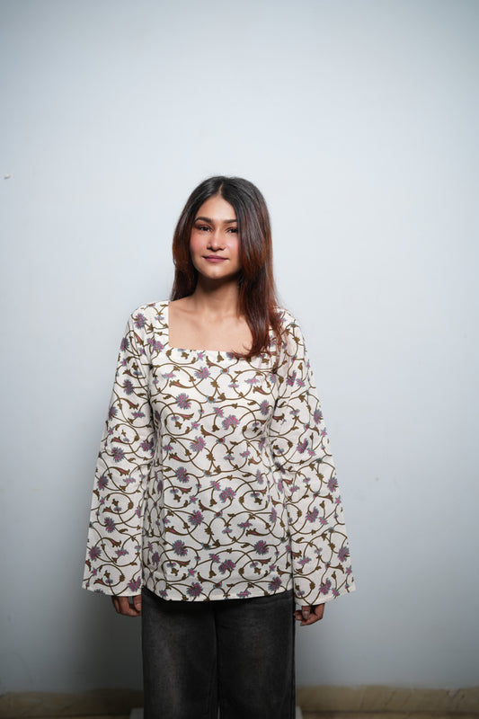 Aashna bell sleeves short kurti