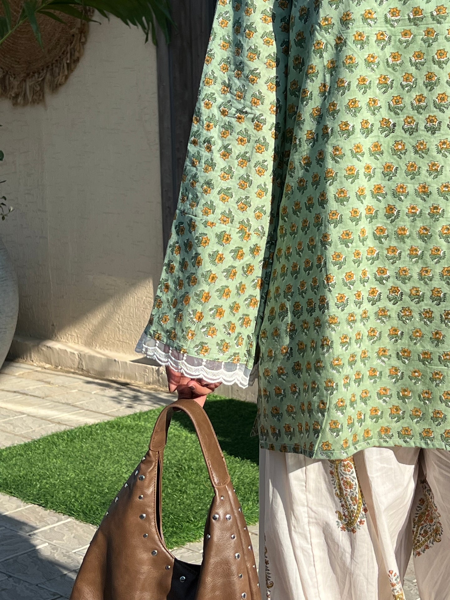 PHOOL hand block printed farsi set
